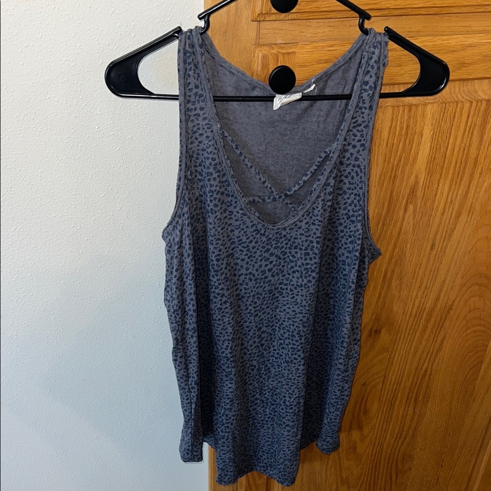 White crow crisscross tank